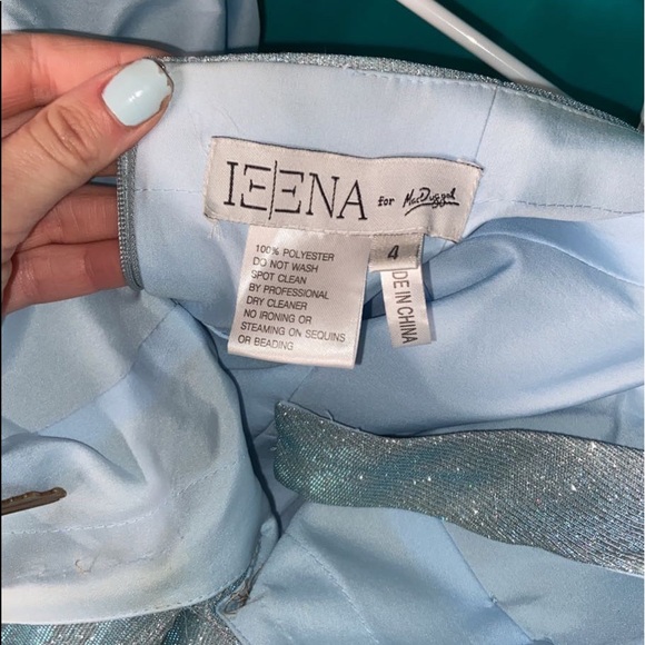 Sparkly Icy Blue Ieena Dress - Picture 5 of 5